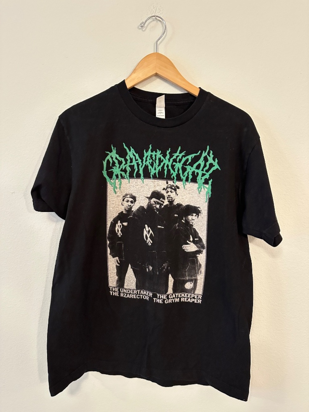 Gravediggaz Horrorcore Hip Hop Graphic T-Shirt Men's L Black